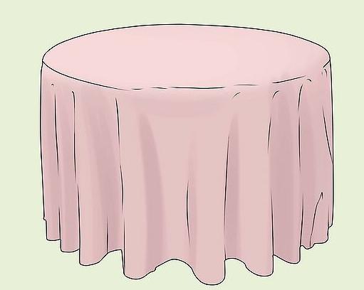 缝桌布上的一个圆桌会议