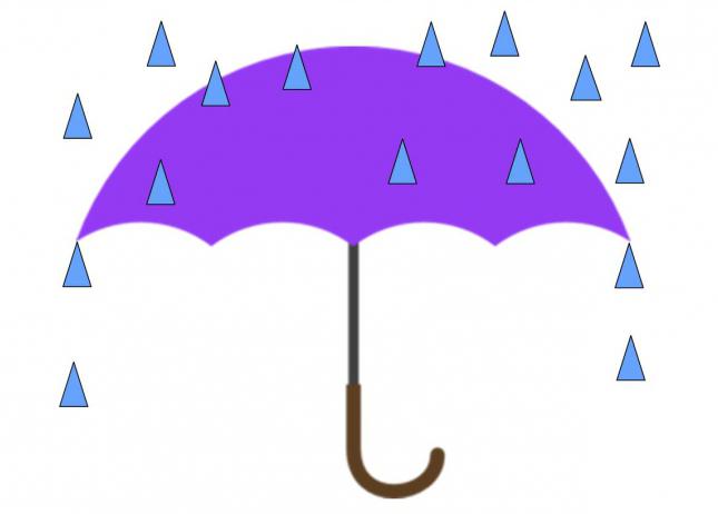 аплікація для дітей 3 2 років парасольку