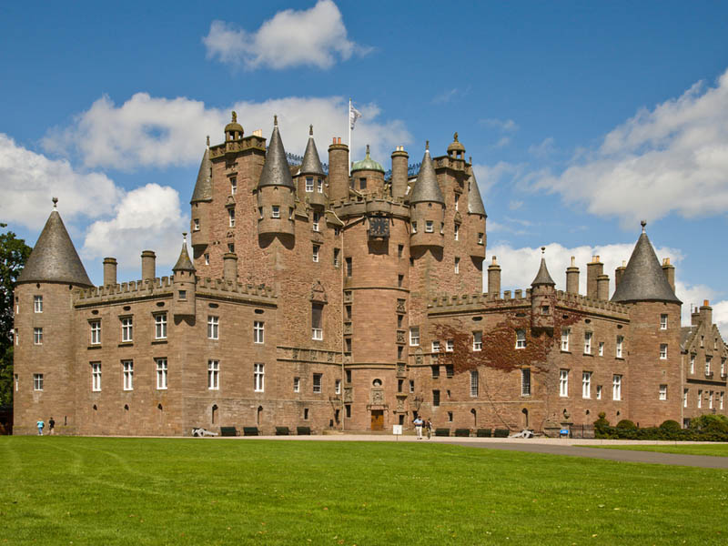 Burgen in Schottland Foto