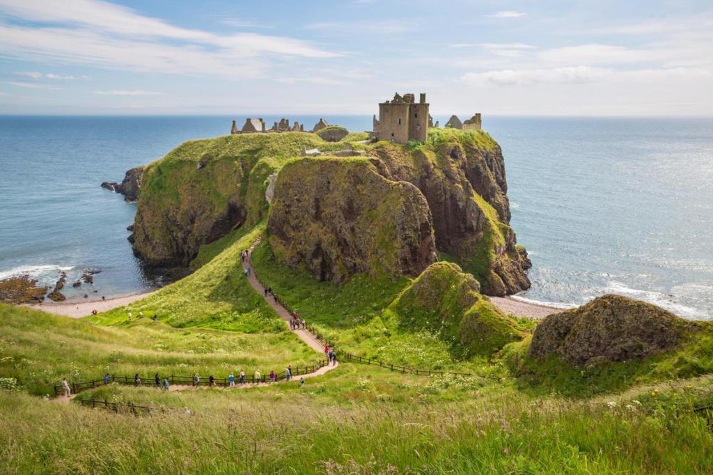 castelos da escócia, com o nome de