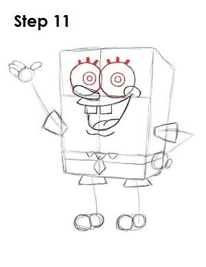 wie zeichnet man SpongeBob