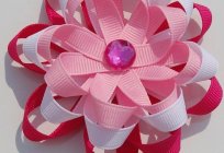 Rose ribbon: a master class. Two options