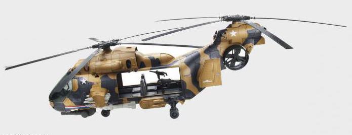 o grande modelo de helicóptero