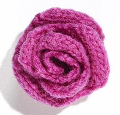 knitted flowers knitting for beginners