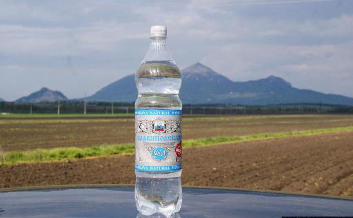 água mineral славяновская