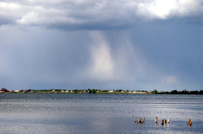 o lago Чебакуль Кунашакский área de pesca