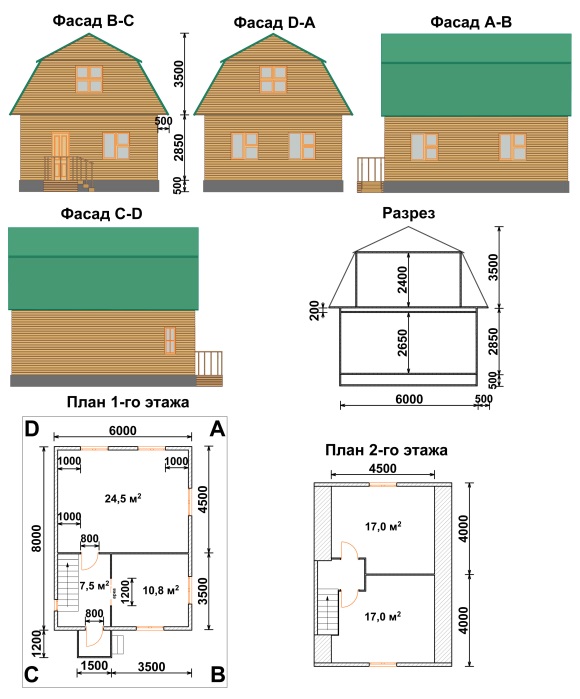 projekt piętrowego domu