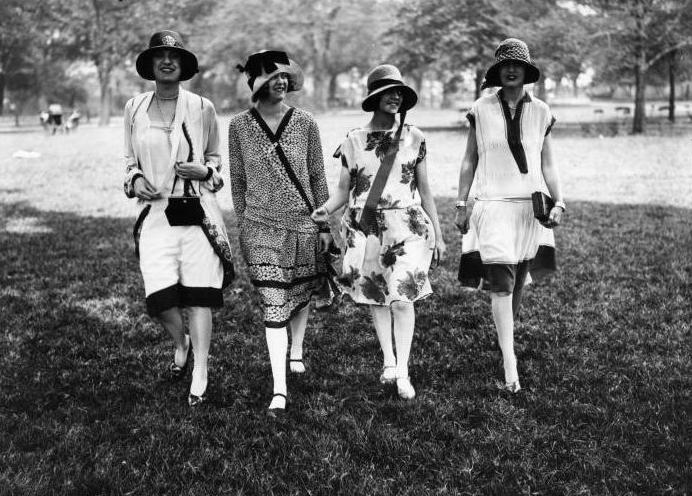 Fashion 20's of the 20th century