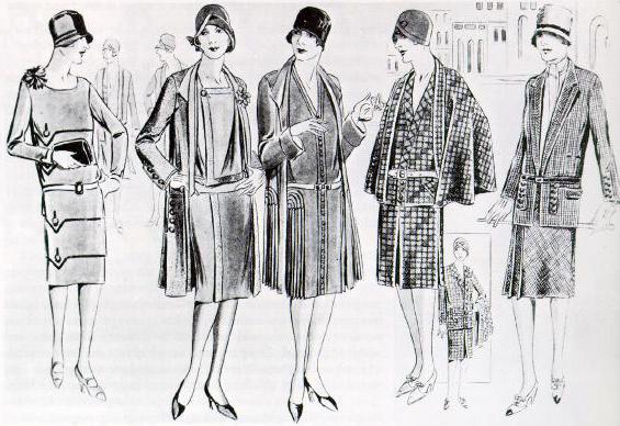 la Moda de los años 20 rusia