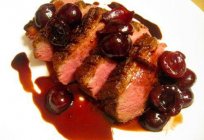 The sauce from the cherries to the meat is a delicious alternative to ketchup