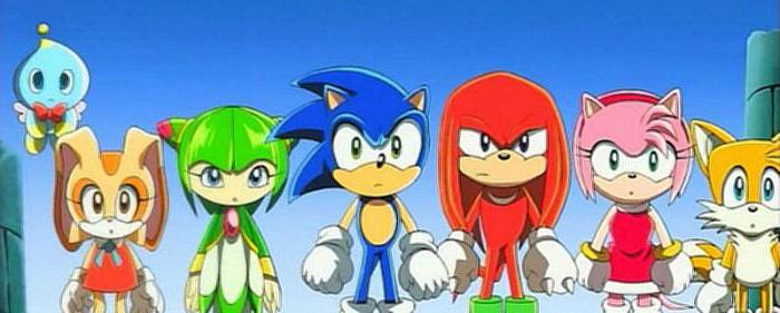 Sonic x-animierte TV-Serie Schauspieler