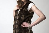 Fashionable vest of mink: who and how to wear it