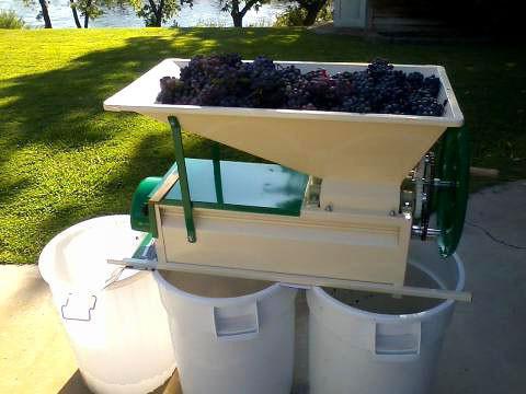 triturador de uva