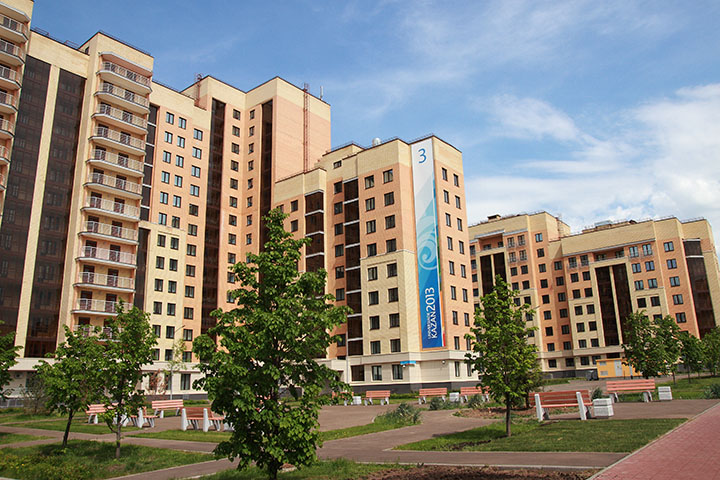 the Universiade Village in Kazan