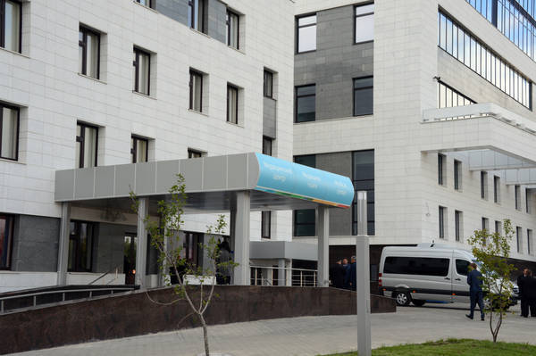 die Studentische Poliklinik im Dorf der Universiade in Kazan
