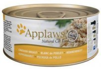 La comida para gatos Applaws: una revisión de la composición, los clientes