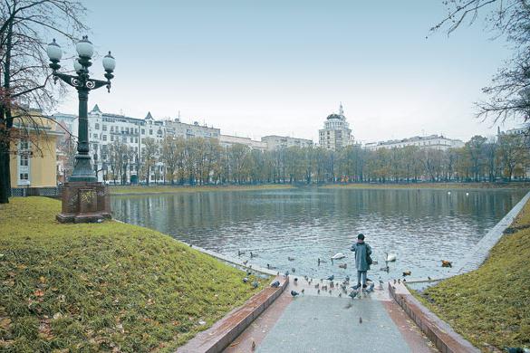 主教的池塘在莫斯科