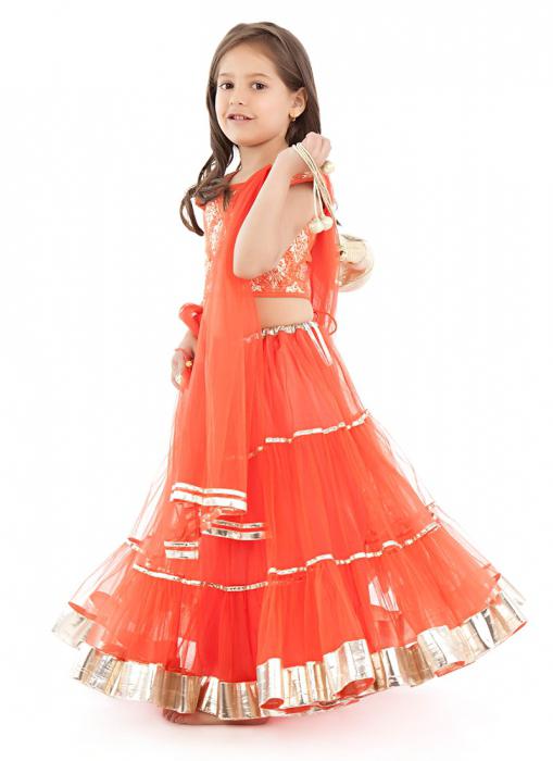 indyjskie sukienki dla dziewczynek