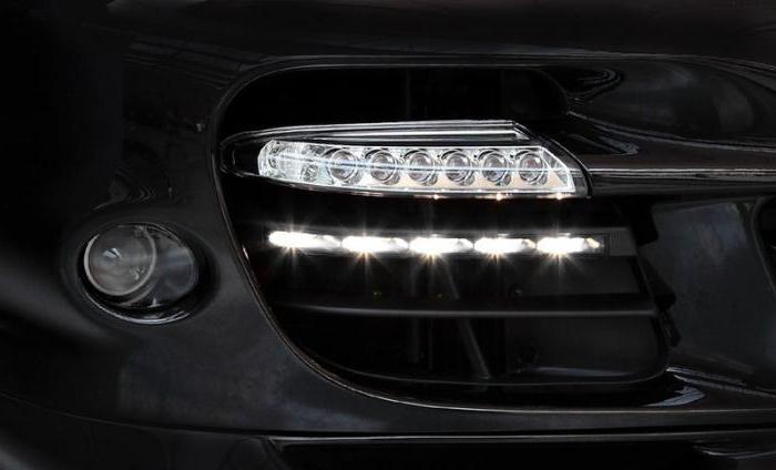 明るさの自動車ランプ