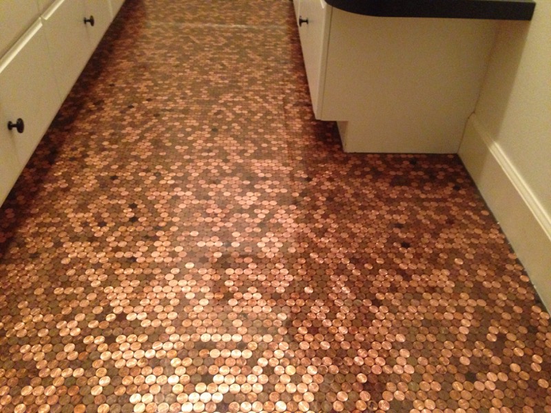 Floor out of coins