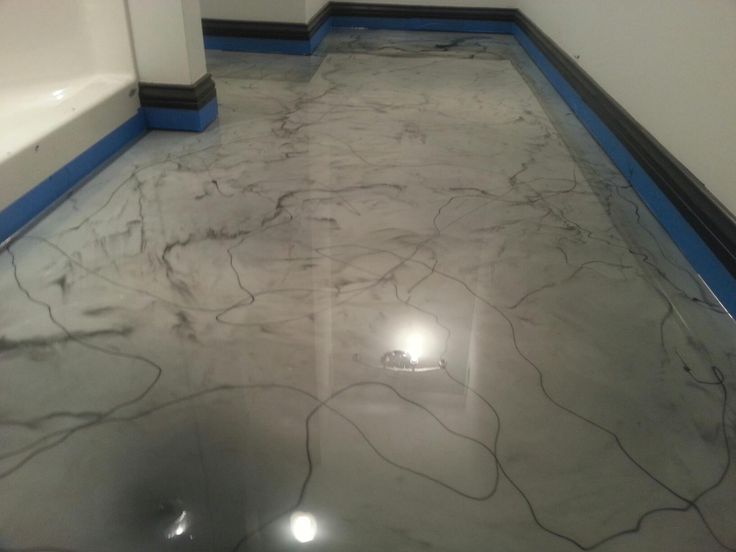 Marble epoxy floor