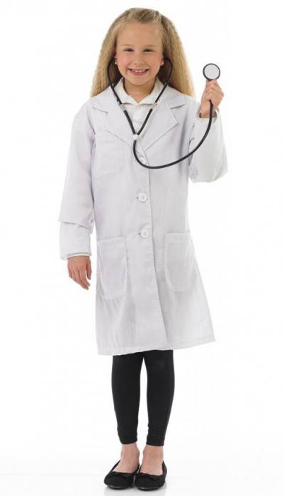children's costume of the doctor