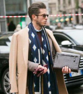 how to wear male scarf with jacket