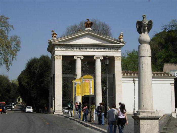 park w rzymie, villa borghese