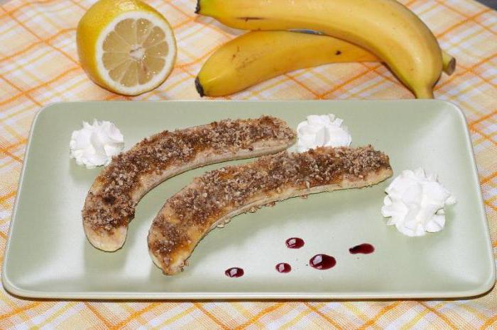 Рецепт карамелизованных бананів