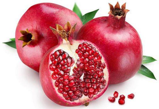what are the vitamins contained in pomegranate
