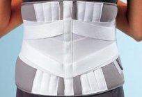 Orthopedic corset is a great help to the spine.