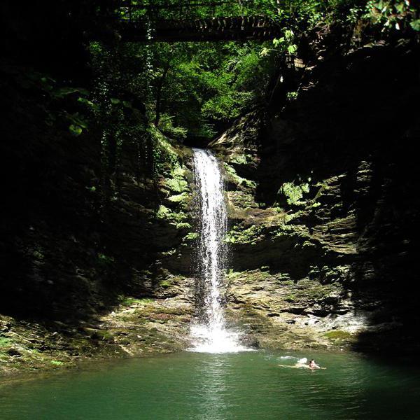 Wasserfall ajeck Sotschi
