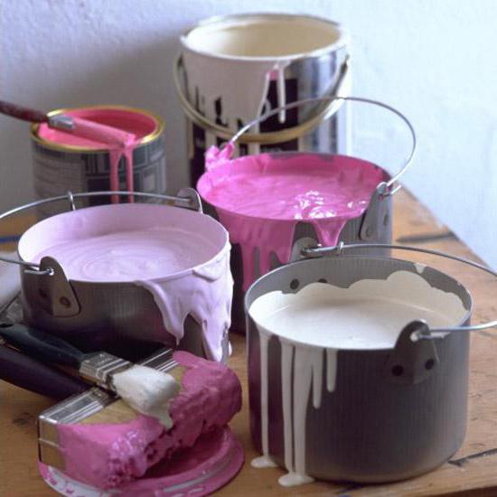 Acrylic paint for walls and ceilings