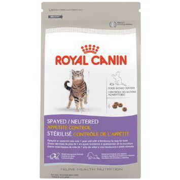 dry food Royal Canin for neutered cats