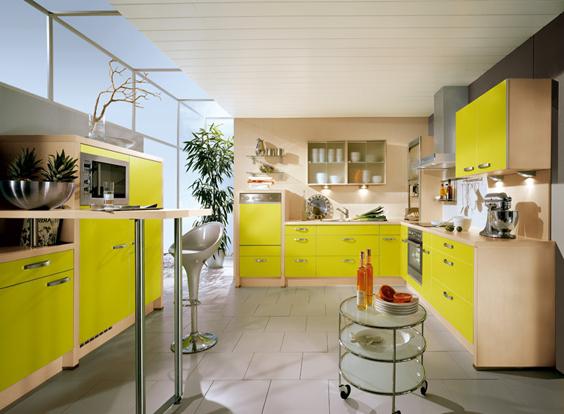 yellow cozinha