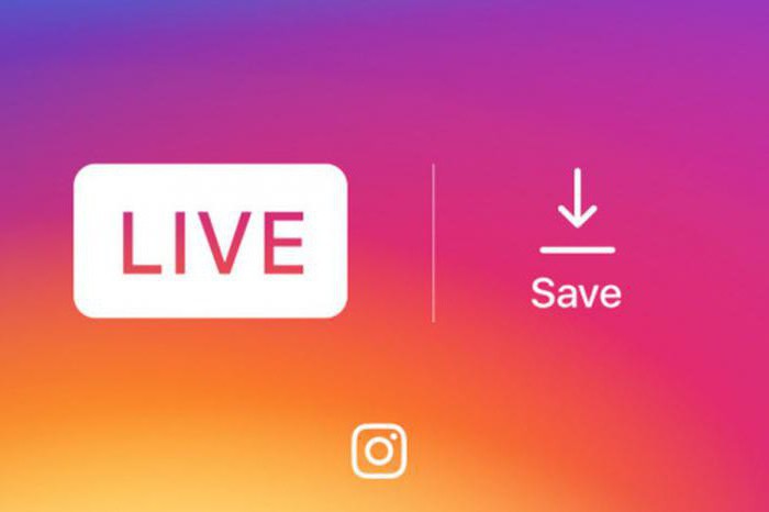 speichern einer Live-übertragung in Instagram