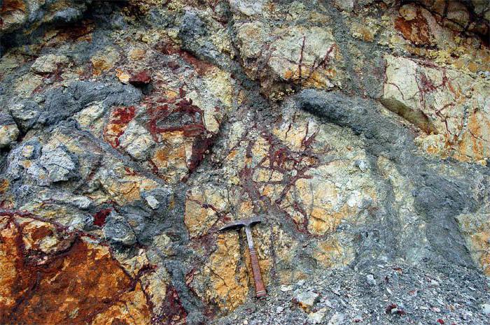 deposits of polymetallic ores