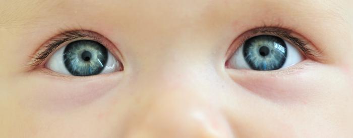 cor dos olhos da criança, a tabela
