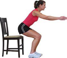exercises for posture at home using a chair
