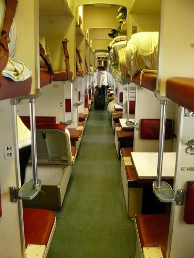 places in second-class carriage