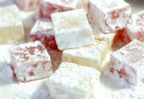 Oriental sweet Turkish delight: the composition and caloric content