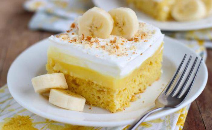 Bananen-Pudding ein einfaches Rezept