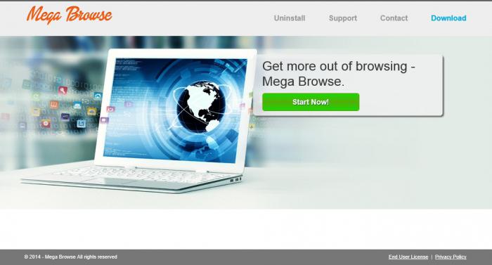 mega browse how to remove free