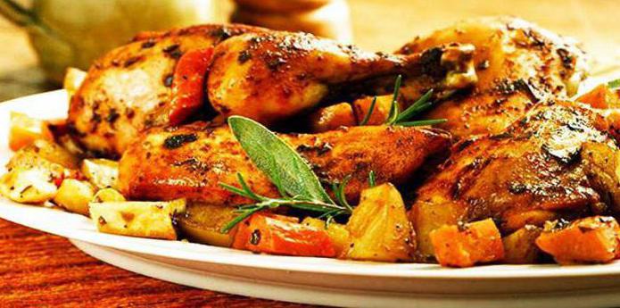 chicken baked in the oven with vegetables recipe