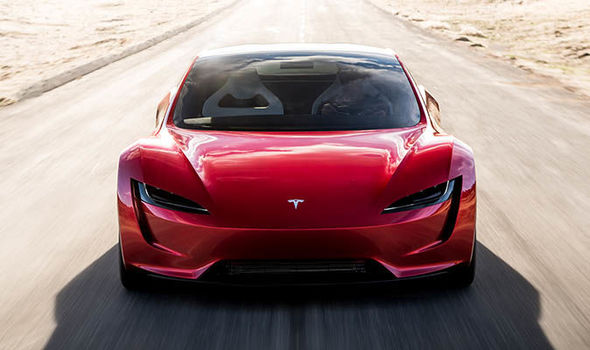 Dış "Tesla Roadster"