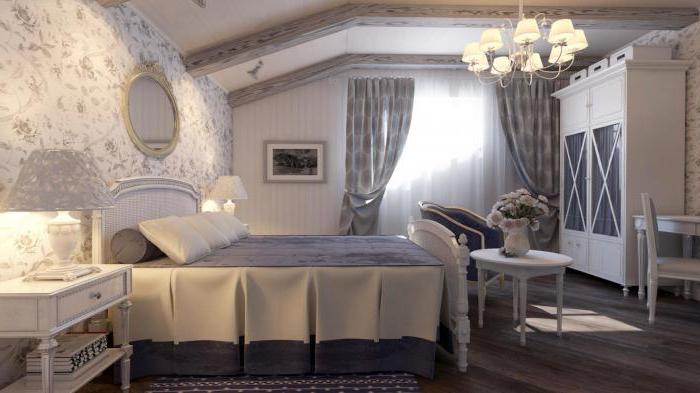 bedroom design in the style of Provence