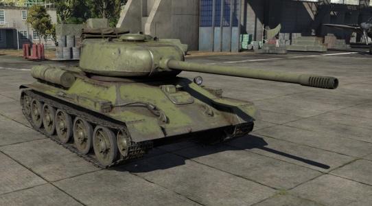 苏联的中型坦克t34 100