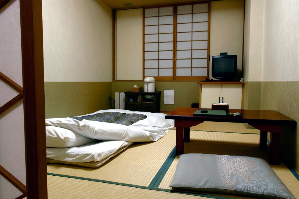غرفة متواضع الطراز الياباني