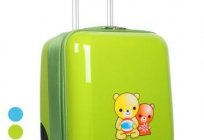 Infantil a mala para a menina – é uma boa idéia, na sua viagem!