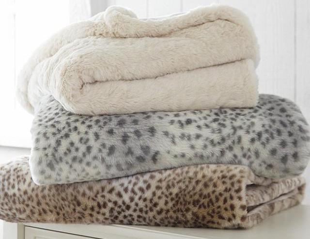 cheap fur bedspreads